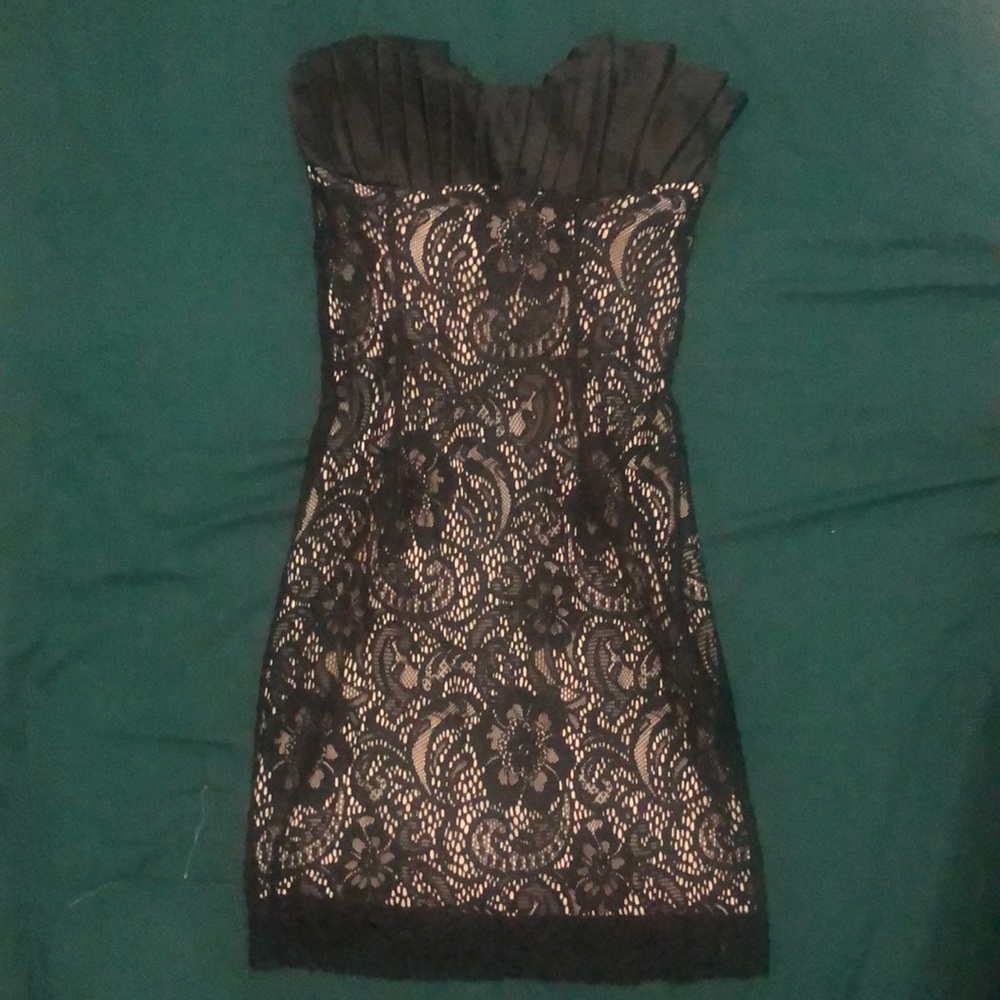 Strapless date night dress